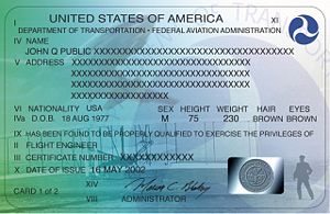 New Pilot Certificate