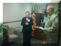 Kelsie Being Sworn In