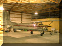 1956 Cessna 172 in Hangar