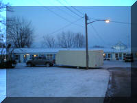 Trailer at Motel